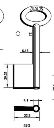 52G NIK/G JMA GORJA LATON LLAVE