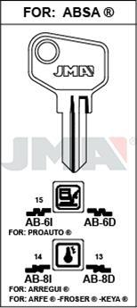 AB6D JMA C ACERO LLAVE