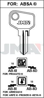 AB6I JMA C ACERO LLAVE