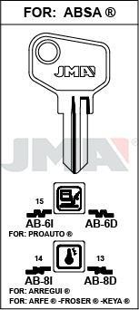 AB8D JMA C ACERO LLAVE