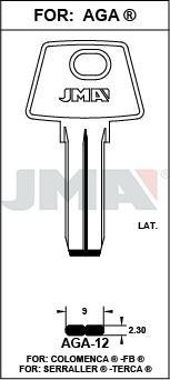 AGA12 JMA LATON LLAVE