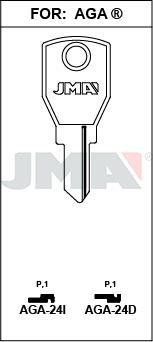 AGA24D JMA B ACERO LLAVE