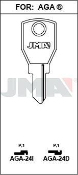 AGA24I JMA B ACERO LLAVE