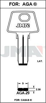 AGA29 JMA LATON LLAVE
