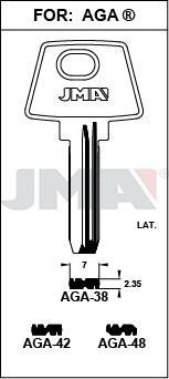 AGA48 JMA LATON LLAVE