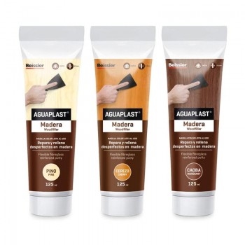 (AGOTADO) AGUAPLAST MADERA BLANCO TUBO 125ML.