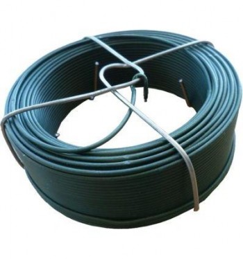 (agotado)ALAMBRE PLASTIF. VERDE (0,7/1,2MM) 50M.