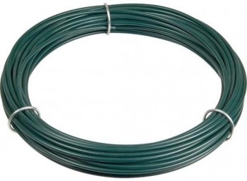 ALAMBRE PLASTIFICADO VERDE 100M.