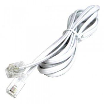 PROLONGADOR CABLE TELEFONO 6P4C 4,5M.