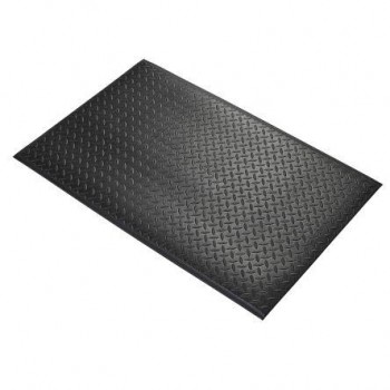 ALFOMBRA DE CAUCHO NEGRO 31,5X47,5 WURKO