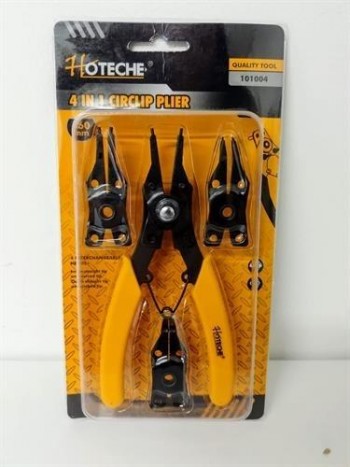 (AGOTADO) HOTECHE ALICATE PARA  ARANDELAS  4 cab. 101004