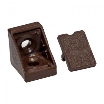 ANGULO PLASTICO C/TAPA 18X20 MARRON %