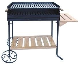 BARBACOA IMEX PARRILLA INOX Y BAND/MADERA 71450