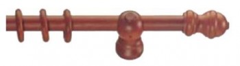 BARRA MADERA CORTINA 200CM. CEREZO