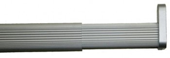 BARRA ARMARIO EXTENSIBLE ALUM OVAL 90/120