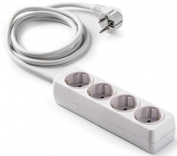 BASE 4 TOMAS CTT. CON CABLE  1,5M.  9/504