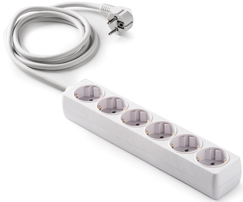 BASE 6 TOMAS CTT. CON CABLE 1,5 METRO .  9/506