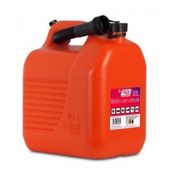 BIDON PLASTICO GASOLINA 10 L. CANULA