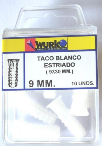 BL/WURKO TACO ESTRIADO BLANCO M- 6