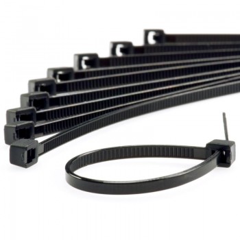 BRIDAS NYLON 4,8X290 NEGRA B/100U