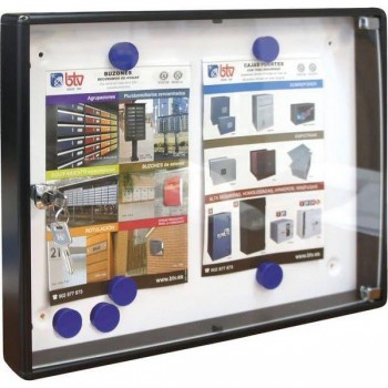 BTV ANUNCIOS DISEÑO H 00129 NEGRO 46X35