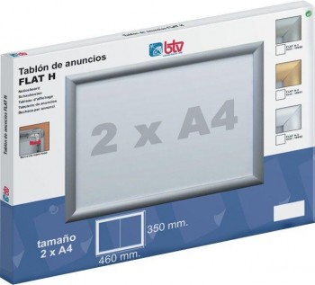BTV ANUNCIOS FLAT H2 10961 ORO 360X470X50