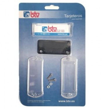(AGOTADO)BTV KIT TARJETERO PLASTICO