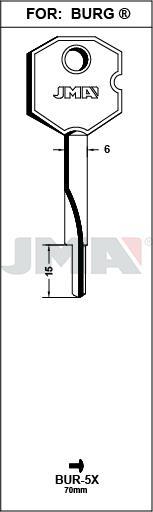 BUR5X JMA CRUCIFORME LLAVE