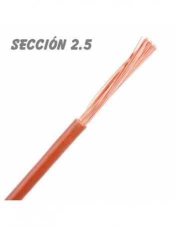 CABLE DE LINEA FLEXIBLE 2,5MM. MARRON