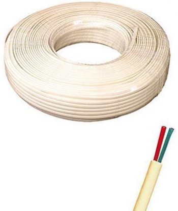 CABLE TELEFONICO 2X0,5 MARFIL