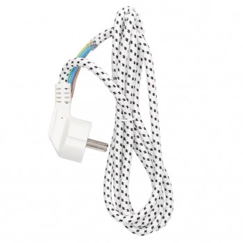 CABLE TEXTIL PARA PLANCHA 3X1,0  1,8 m.
