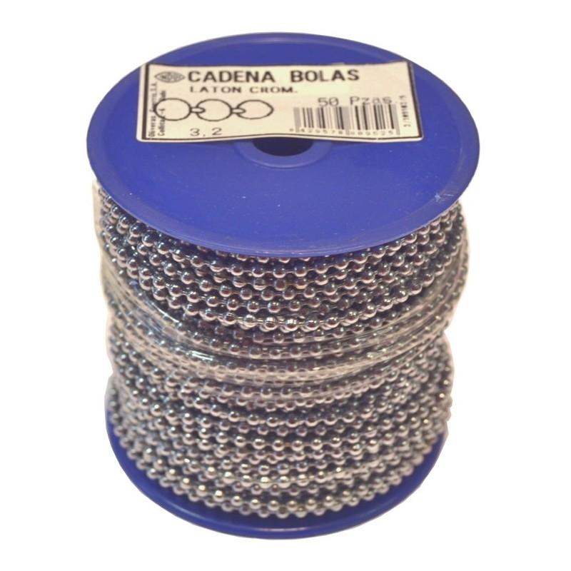 CADENA BOLAS 4,0MM. (ROLLO DE 50M.)