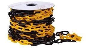 CADENA PLAST. AMARILLA NEGRA 25m. RD80740