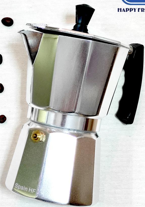 CAFETERA ALUMINIO KAFFE HAPPY 12 T