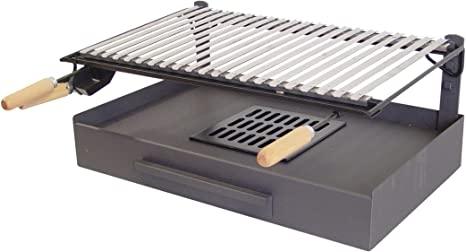 CAJON BARBACOA PARRILLA INOX 61X40X33