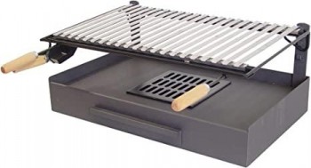 CAJON BARBACOA PARRILLA INOX 61X40X33