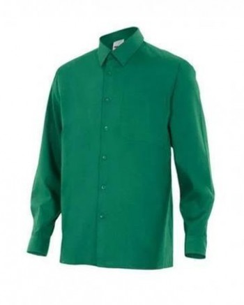 CAMISA MANGA LARGA 1 BOL. VERDE T XL