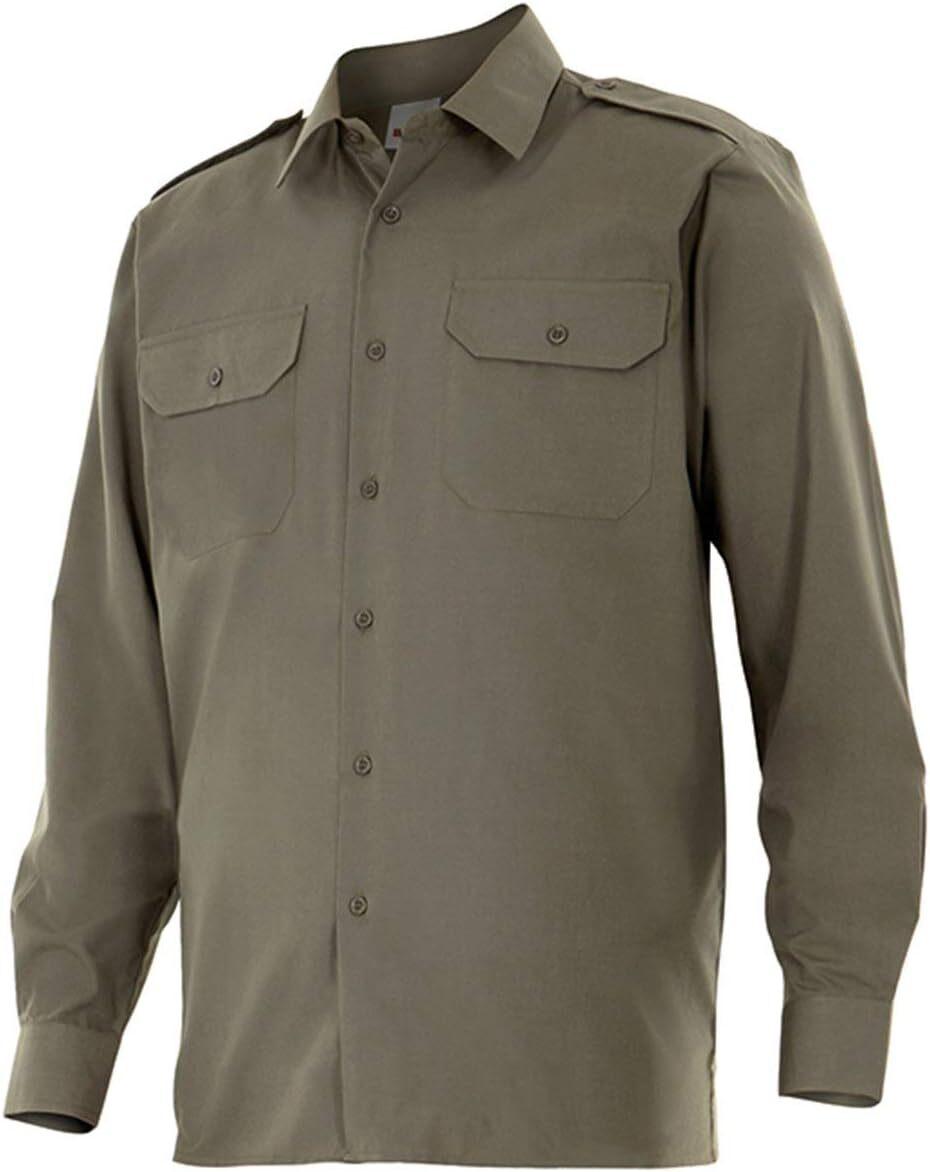 CAMISA UNIFORME MANGA LARGA VERDE CAZA   T/   M