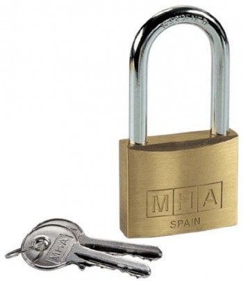 CANDADO LATON MHA  A/L 40MM. LL/IGUALES