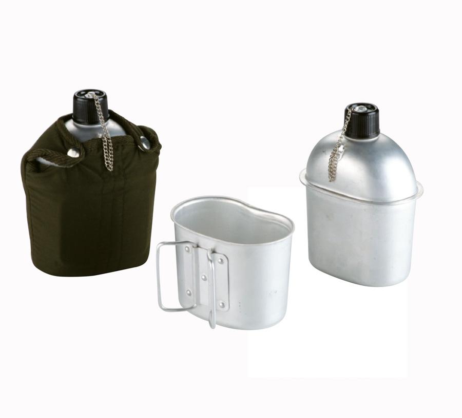 CANTIMPLORA ALUMINIO C/VASO ARMY  720500