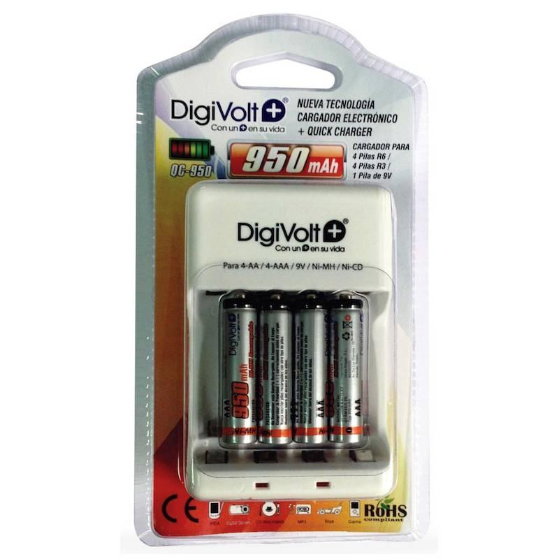CARGADOR PILAS DIGIVOLT QC950+ 4 P LR03 950