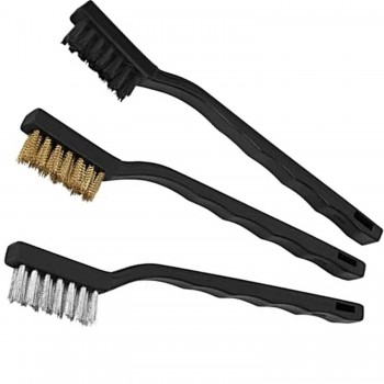 MINI CEPILLOS LIMPIEZA HIERRO LATON NYLON 43423