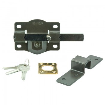 CERROJO ILARGI 1202 (101R) LLAVE-BOTON ESMALTADO