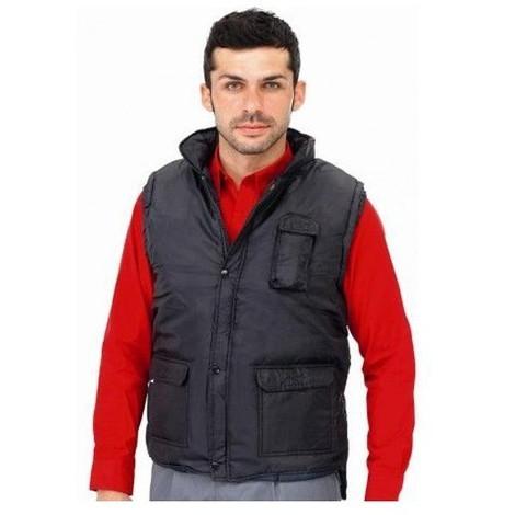CHALECO MULTIBOLSILLO ACOLCHADO AZUL T M