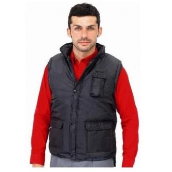 CHALECO MULTIBOLSILLO ACOLCHADO AZUL T XL