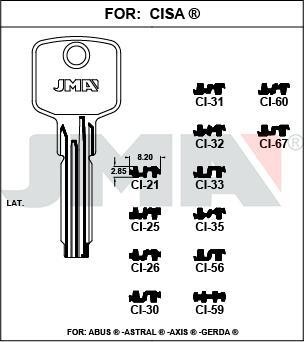 CI33 JMA LATON LLAVE