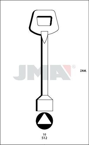 CIERRE 512 JMA LLAVE