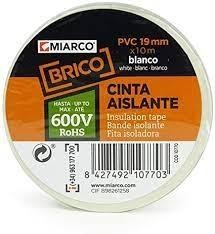 CINTA AISLANTE 10X19 PVC BLANCO RANGER