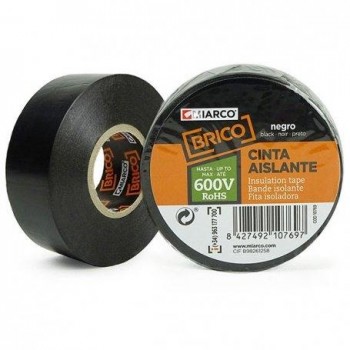 CINTA AISLANTE 20X19 PVC NEGRO RANGER