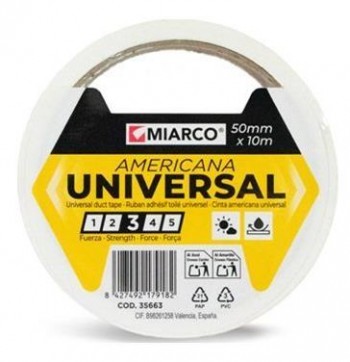 CINTA AMERICANA BLANCO 50X10 RANGER